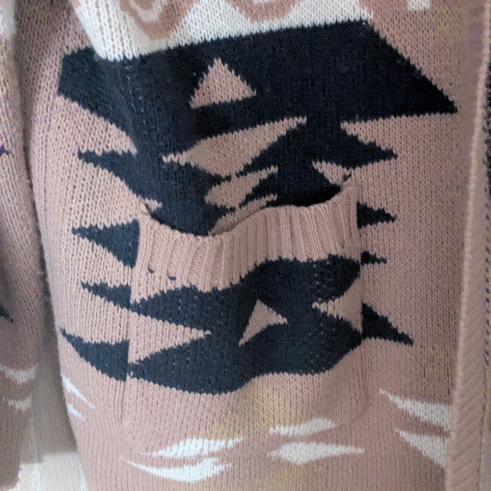 Haptics Aztec Pattern Cardigan - Picture 2 of 4